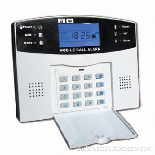 Home Security System with LCD Display, Operating Voice Guide and 100 Wireless/8 Wired Zones